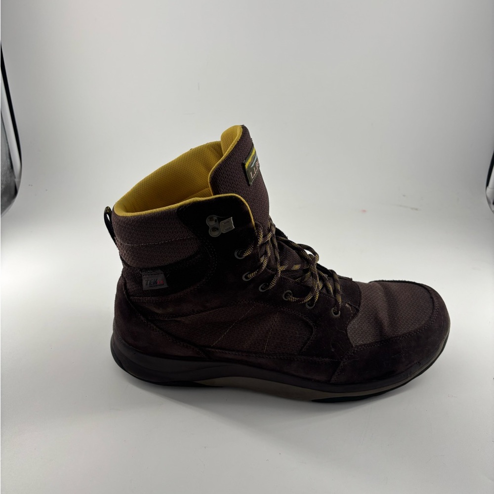 LL Bean Tek 2.5 200g Waterproof Brown Suede Hiking Boots Men’s Size 14 Wide